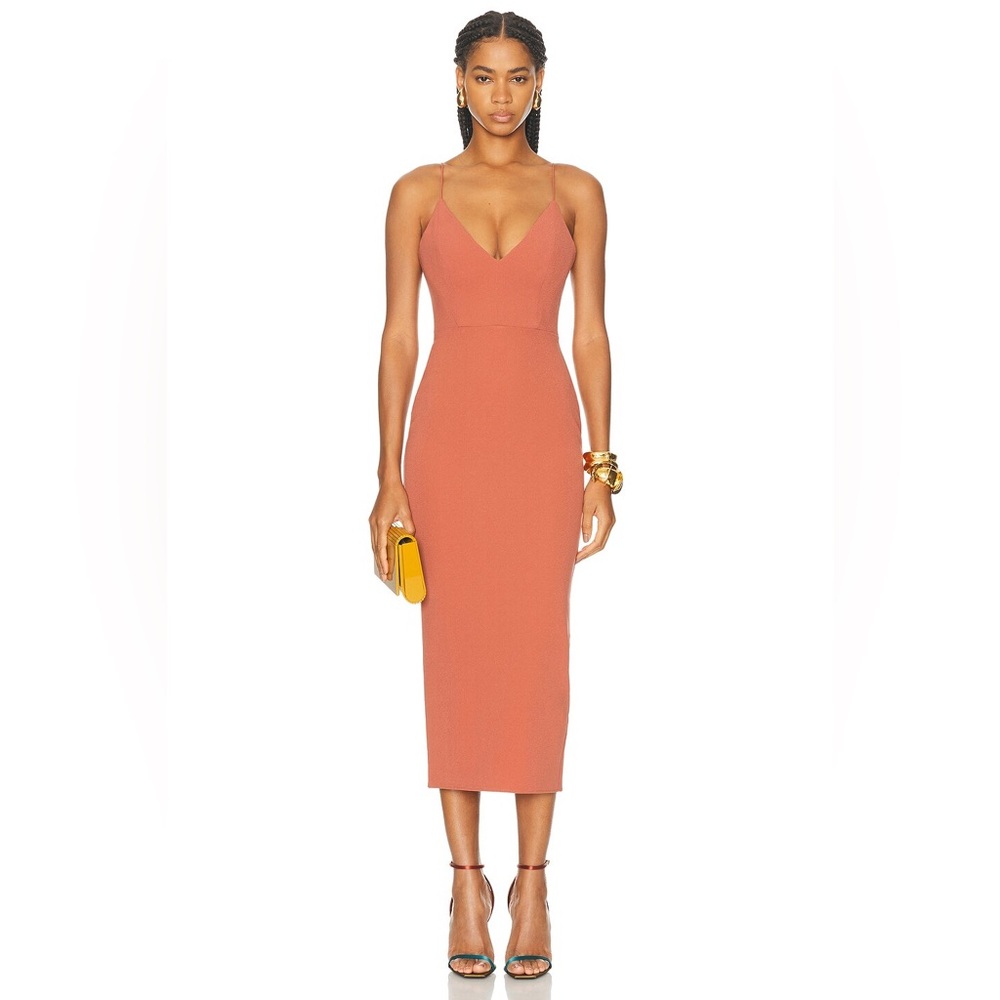 Alex Perry Bikini Dress midi in crepe size US 6 $1,100